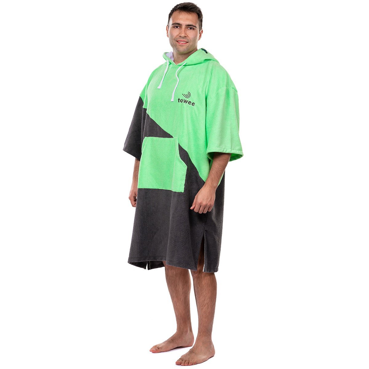 Surf Poncho Double verde, 80 x 115 cm